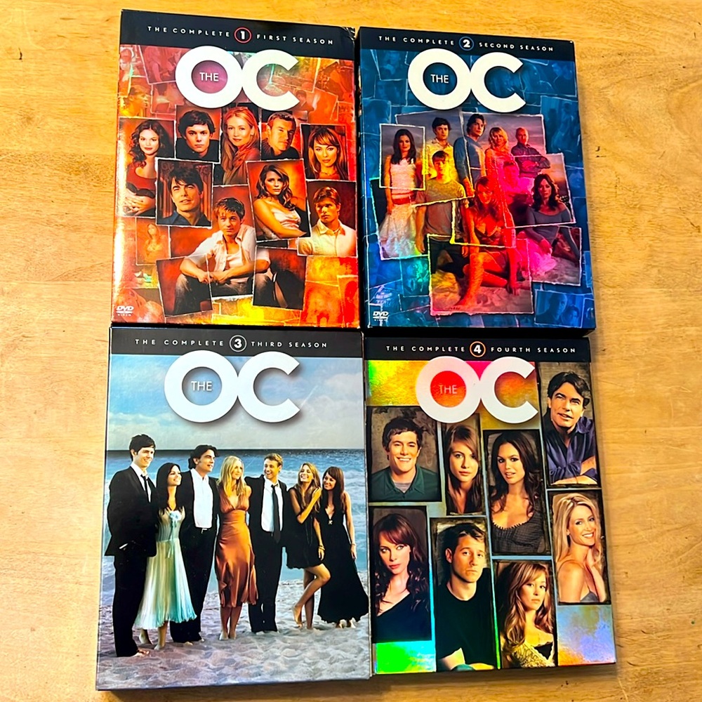 The OC Complete Boxsets on DVD seasons 1-4, tv show 2000s